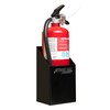 Extreme Max 5001.6185 Wall-Mount Aluminum Fire Extinguisher Holder Storage for