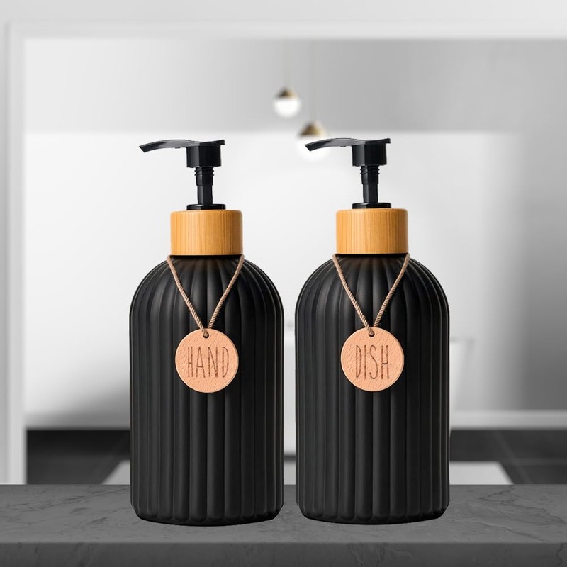 Hand Soap Dispenser for Bathroom 2 Units 500 ml Each,
