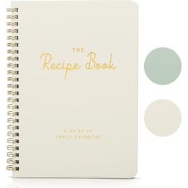 Aesthetic Blank Recipe Book - The  Recipe Notebook to Write in Your Own Recipes - Beautiful Blank Cookbook to Organize Your Recipes - Color: beige