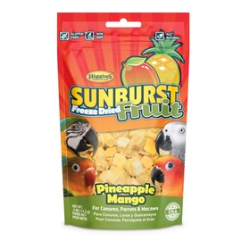 Higgins Sunburst Freeze Dried Fruit Pineapple Mango Treat for Birds