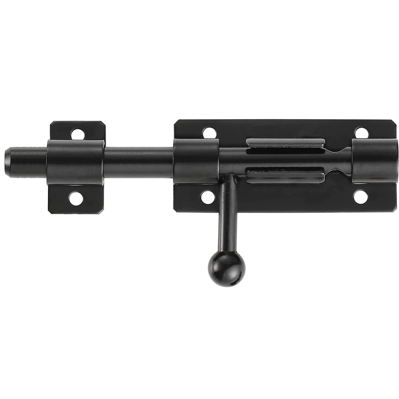 Litensh 160 Lockable Door Bolt Bolt with Padlock Hole, 304