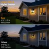 Solar Sconce Lights Outdoor Wall Mount Solar Porch Light Exterior