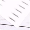 Baluue 4sheets Eyebrow Stickers of Simulation Eyebrows for Men Easy