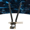 PCIe WiFi 6E Card 2.4G/5G/6Ghz Up to 2400Mbps Dual Antenna