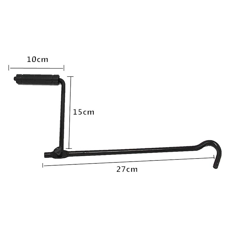 WMLBK Folding Steel Car Rocker - Car Jack Hand Crank
