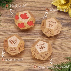 Date Night Dice set, Couples Gift Ideas Decision Dice for Girlfriend Boyfriend Romantic Date Night Ideas for Him and Her Anniversary Birthday Gifts for Husband Wife