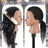 Mannequin Head with Human Hair 14 Inch Cosmetology Mannequin Head
