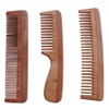 HealthGoodsIn - Set of 3 Pure Neem Wood Combs for