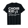 Choir Kid Definition Singing T-Shirt
