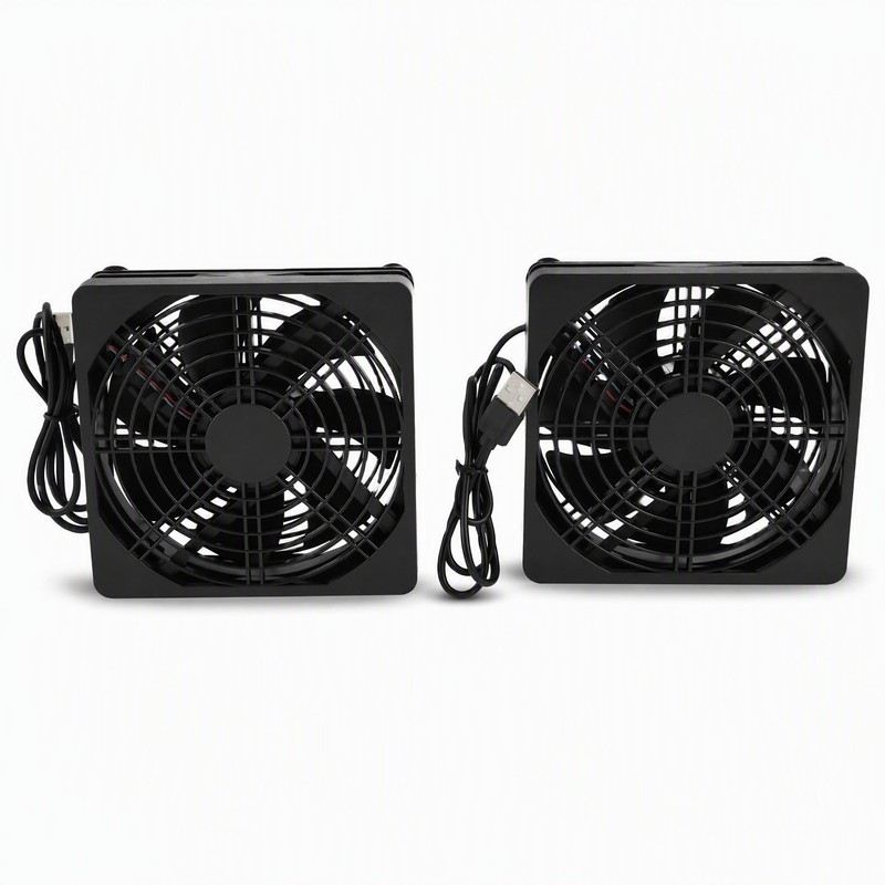 Ventilador de Refrigerador de Caja de Computadora de 2 Piezas