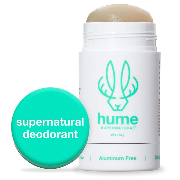 HUME SUPERNATURAL Roll On Natural Deodorant for Men & Women - Aluminum-Free, For Sensitive skin Probiotic, and Plant-Based - Extra Long-Lasting Moisture Absorbing - Clean, Safe, and Effective Desert Bloom, 1-Pack