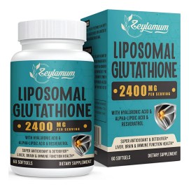 Glutatión Liposomal De 2400 Mg Absorción Máxima 60 Cápsulas