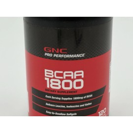 GNC Pro Performance BCAA 1800 ~ Recover Faster ~ Build More Muscle Exp. 11/2026.