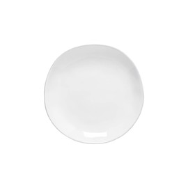 Costa Nova Ceramic Stoneware 9'' Salad Dessert Plate - Livia Collection, White | Microwave & Dishwasher Safe Dinnerware | Food Safe Glazing | Restaurant Quality Tableware
