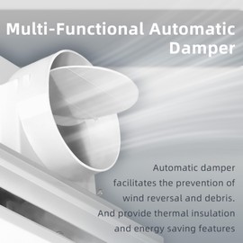 Godgetory Bathroom Exhaust Fan with Light, Bathroom Fan with 12W 6000K LED Light Combo, 110CFM 1.0 Sones Ultra Silent, 10Inch Ceiling Mount Exhaust Fan for Home, Quick Install (8in Hole Size)