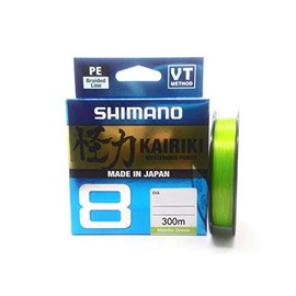 Line Kairiki 8, 300 m, 0.16 mm, 10.3 kg, M, Green