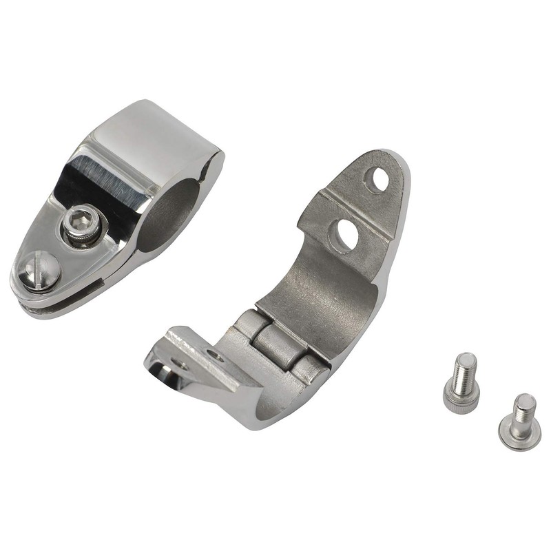 NovelBee 4pcs of 316 Stainless Steel Bimini Top Hinge Rail