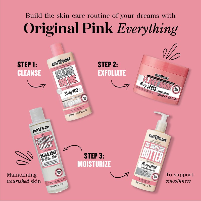 Soap & Glory Original Pink Clean On Me Body Wash