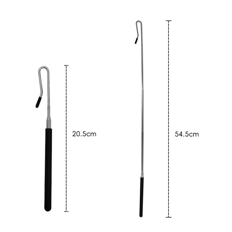 Laroal 2pcs Puppet Handles Arm Control Rods Stainless Steel Professional