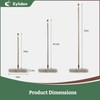 Eyliden Dual-Sided Flip Dust Mop - Microfiber Scrubbing & Chenille