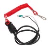 Outboard Engine Kill Switch ABS Waterproof Telescopic 75mm Marine Motor