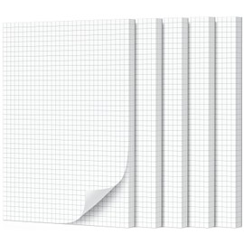 Fantastino A5 Notepad Squared - Pack of 5, 250 Sheets (50 per Pad) 90 g/m² Premium Paper. Small Notepads, Squared Writing Pad, Mini Notes Tearable for Office, Home, School, University