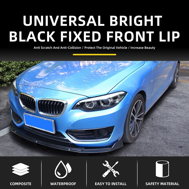 DREAMIZER Front Lip Universal Front Bumper Lip Splitter Spoiler Chin
