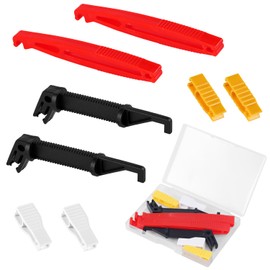 Gosknor 8pcs Fuse Puller, 4 Sizes Plastic Automotive Fuse Extractor, Insertion Removal Tool Replacement, Auto Glass Repairing Supply Kit, Relay Plier for Car Motorcycle Truck