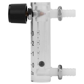 Gas Regulator LZQ-2 Flow Meter, 0-3lpm Gas Flow Meter, Flow Meter with Control Valve for Oxygen Air Gas