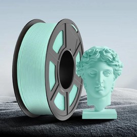 PLA Matte 3D Printer Filament 1KG 1.75mm SUNLU Matte PLA Filament - Neatly Wound, 1KG/Roll:_Matte Powder Blue