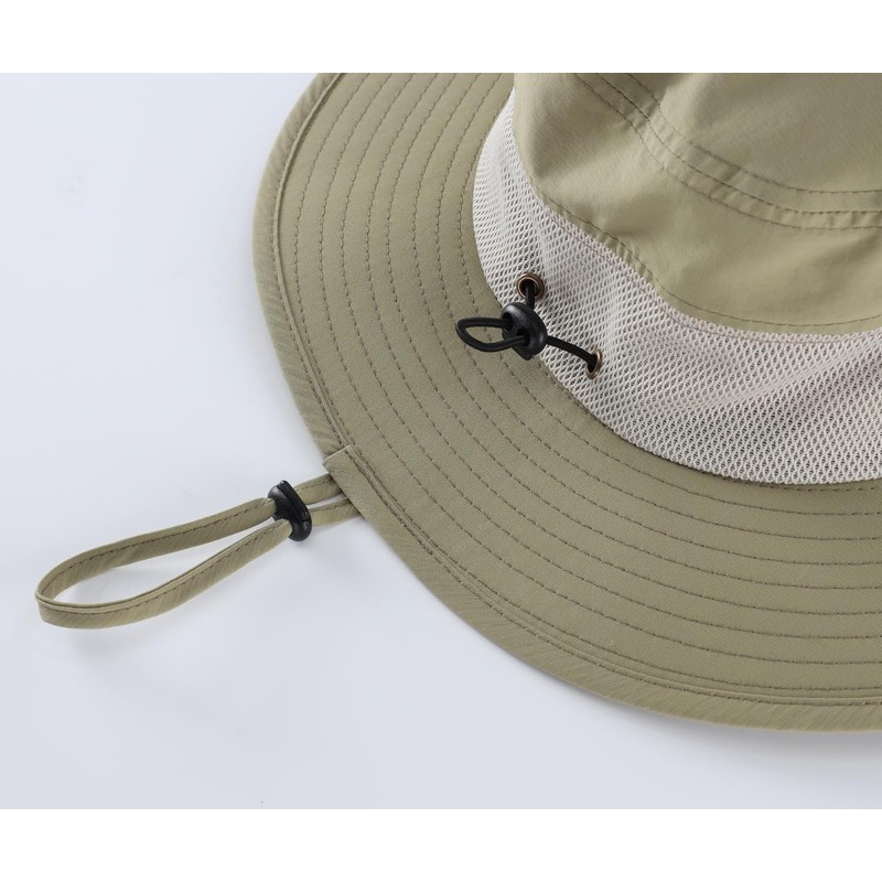 Connectyle Men's Outdoor UPF 50+ Safari Hat, Adventure Hat, Wide