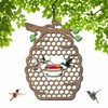Hummingbird Feeders Innovative Hanging Beehive Wind Chimes Hummingbird Feeder for