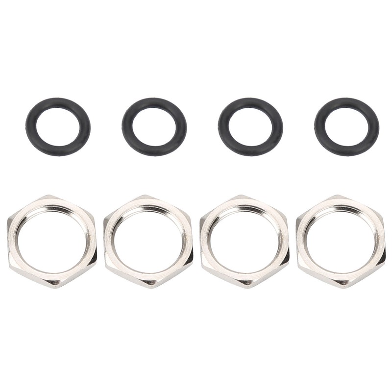 4 Sets PreWired Round LEDs Waterproof 2Color Light Common Anode