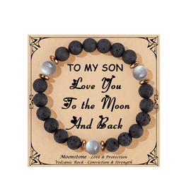 JoycuFF Teen Teenage Gifts 13-15 16-18 Mens Bracelet, Son Birthday Christmas Valentines Day Ideas Gifts for Teens Teenage Stocking Stuffers, Unique Present for 6 8 9 10 11 12 13th Year Old Son