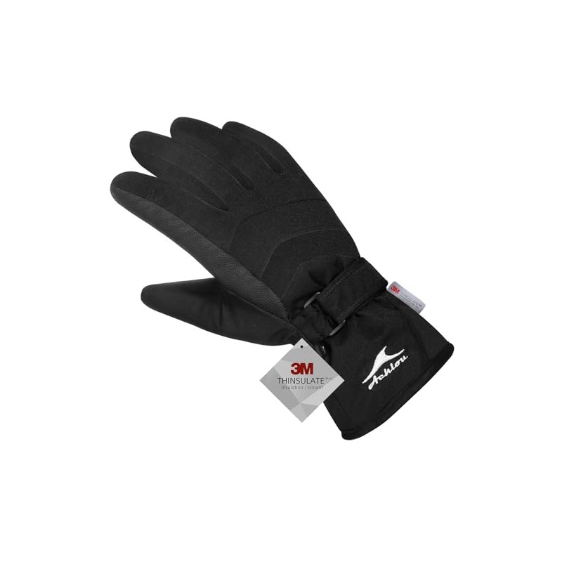 Achiou - Guantes de esquí de nieve para invierno, cálido,