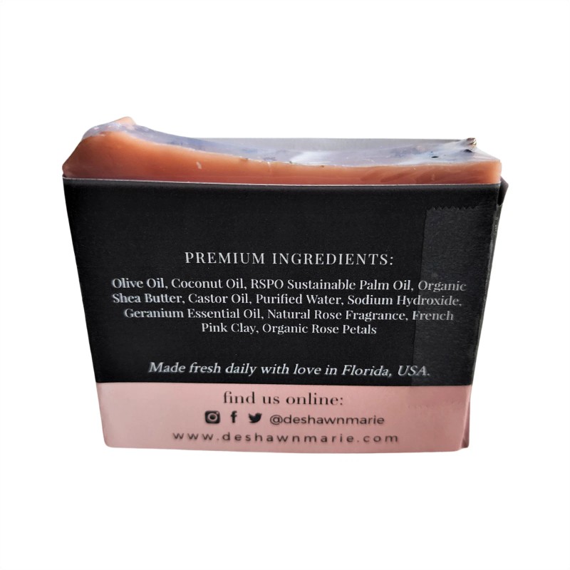 Undisclosed Rose Geranium Soap - 6 pack