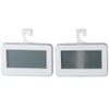 Fudeshe 2 Pack Refrigerator Thermometer,Digital Freezer Thermometer,Hook thermometer,with Large LCD
