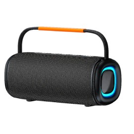 Colorful Light Speaker Outdoor High Quality Portable Wireless Waterproof 30W Sound Srereo Subwoofer Bluetooth Speakercolor: Black