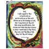 Dear God 3rd Step Prayer AA poster - Heartful Art