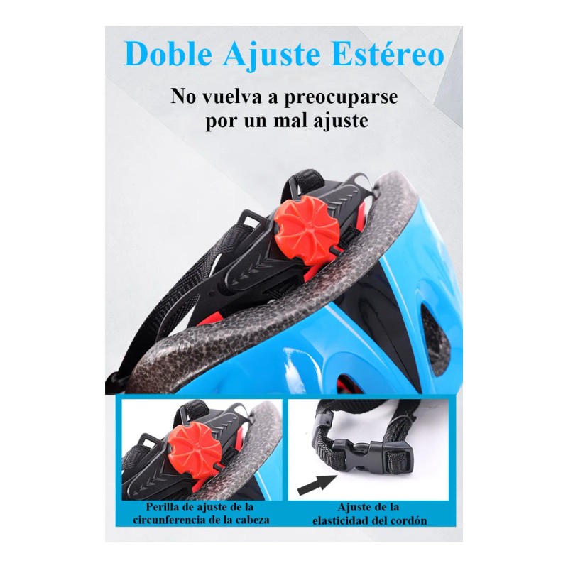 Casco Protección Niños Rodilleras Muñequeras Coderas Kit