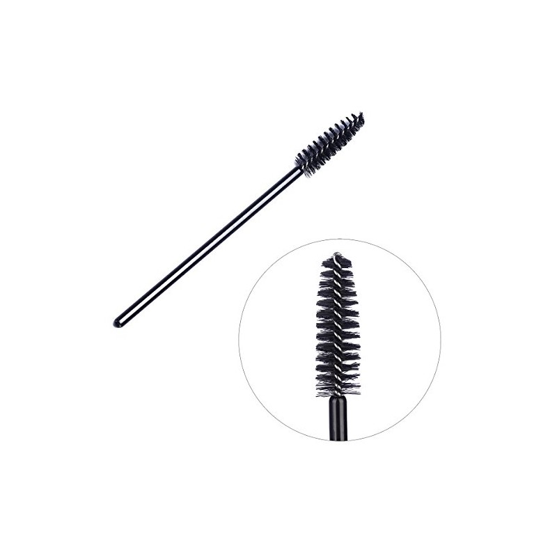 LoveBB Varitas desechables para máscara de pestañas, brocha de maquillaje,