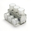 Burndy BIBS250-3 Unitap Multi Port Single Sided, 3 Ports, 10-250