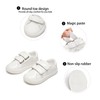 GINFIVE Toddler Little Girls Sneakers Girls Glitter Sneakers Slip On