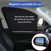 Huli 2Pcs Car Window Shades Strong Magnetic Car Sun Shade