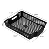 Hayixia 6 Packs Plastic Stacking Storage Baskets, Paper Storage Basket