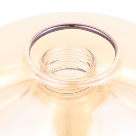 Gadpiparty Amber Glass Lampshade Replacement Globe for Floor Lamp Light Bulb Cover Chandelier Shade G9