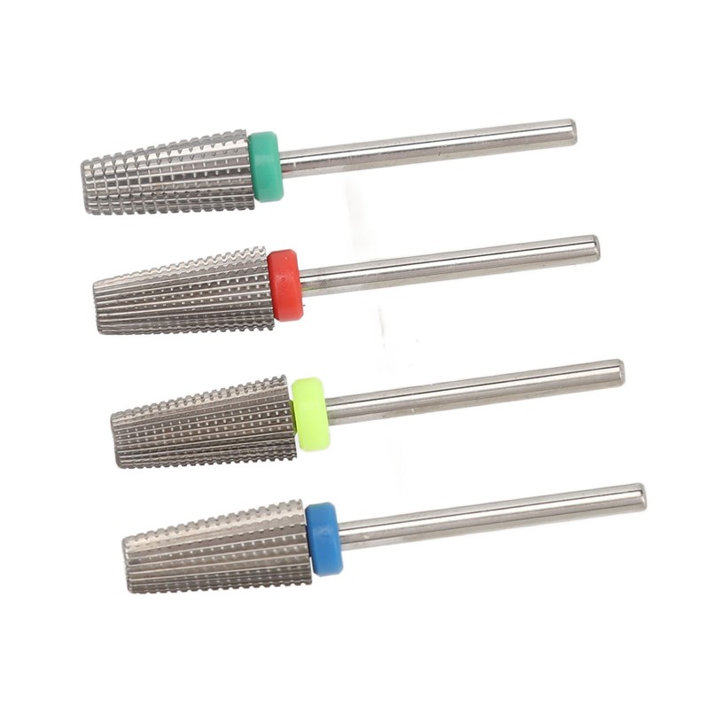 4pcs Nail Drill Bits Set Quick Remove Acrylic Professional Tungsten
