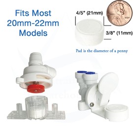 Replacement Pads - THREE PACK. US Company! Support American businesses! For Mechanical Leak Detectors/Water Stop Valves - For Under Sink Reverse Osmosis and Water Filtration Systems. (20mm)
