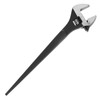 12-Inch Adjustable Spud Wrench, Heavy Duty Alloy Steel, SAE and