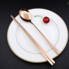 Spoon + Chopsticks, 304 Stainless Steel Spoon Chopsticks Set Korean